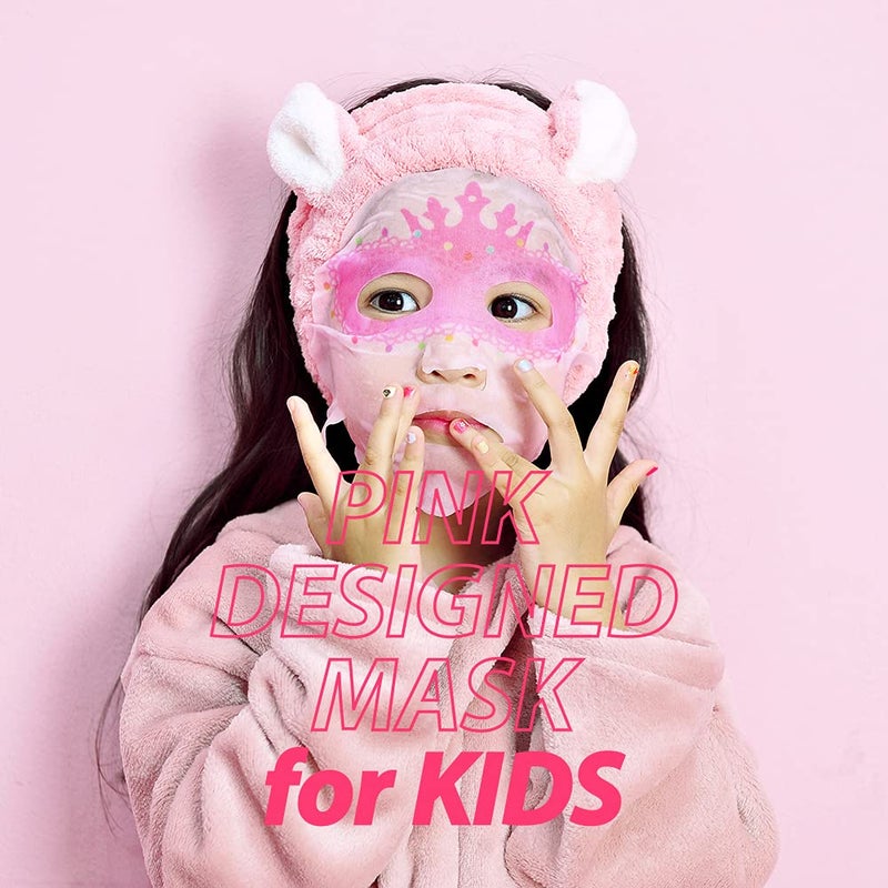 peach and Kids Face Mask, Spa Day Kit for Girls, Korean Skincare for Toddler, Birthday, Christmas Gifts for Teens, Sleepover Party, Stocking Stuffers, Pack of 10 - Image 2